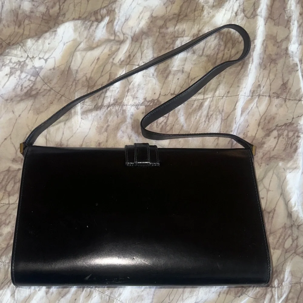 Gucci Black Leather Shoulder Bag or Clutch - Picture 5 of 14